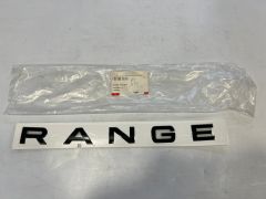 LR094379 LR066625 Kaput Yazısı Siyah RANGE Range Rover