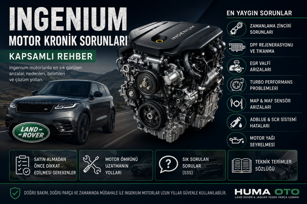 Land Rover Ingenium Motor Kronik Sorunları | Dizel ve Benzinli AJ200 Motor Rehberi