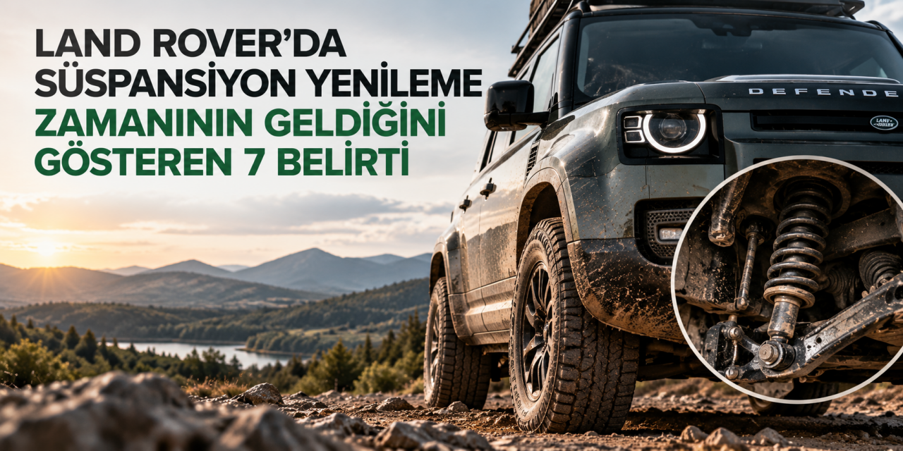 Land Rover’da Süspansiyon Yenileme Zamanının Geldiğini Gösteren 7 Belirti