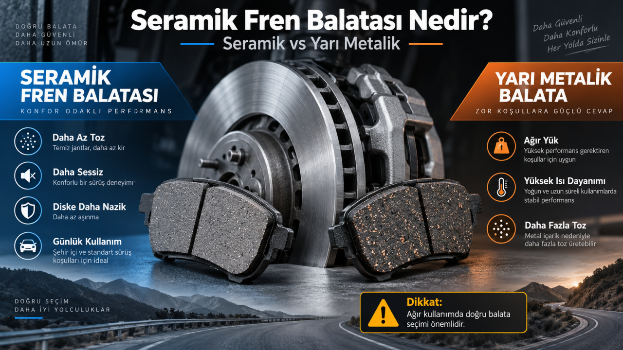 Seramik Fren Balatası Nedir?