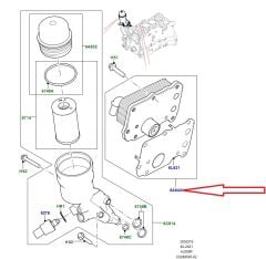 LR178199 JDE41420 Motor Yağ Soğutucu