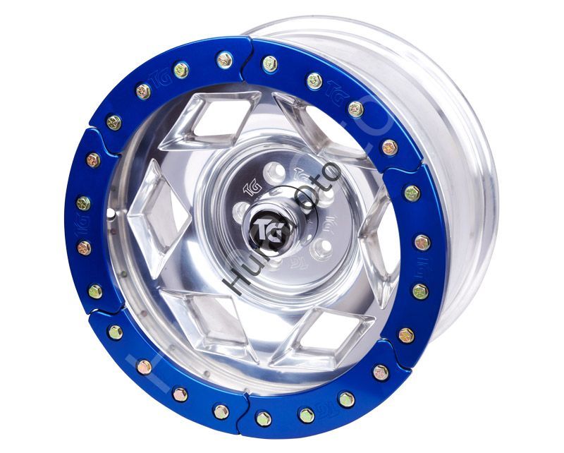 Beadlock Alloy Wheel HC 17 Blue TG 301546-1-KIT