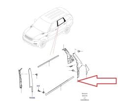 LR075476 Arka Kapı Arka Bakaliti Sağ