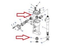 Defender Mechanical Steering Box Spool Ball STC1055