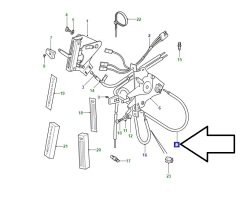JFF500010 MTC6194 Heater Temperature Adjustment Wire Defender