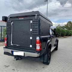 Alu-Cab Canopy Camper Toyota Hilux Black AC-CC-D-BT-TH16