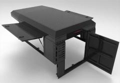Alu-Cab Canopy Camper Ford Ranger Black AC-CC-D-BT-FR12