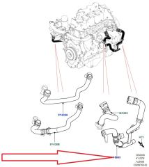LR107718 LR081643 T2H34925 T2H17997 Kalorifer Borusu