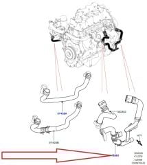 LR107718 LR081643 T2H34925 T2H17997 Kalorifer Borusu
