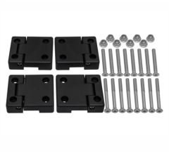 Defender Series 3 Arka Yan Kapı Menteşe Seti Anotlanmış Siyah Aluminyum DA1306