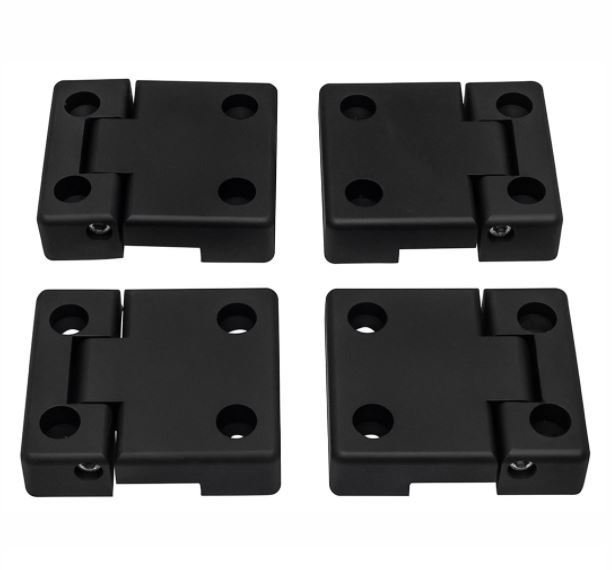 Defender Series 3 Arka Yan Kapı Menteşe Seti Anotlanmış Siyah Aluminyum DA1306