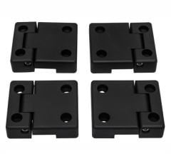 Defender Series 3 Arka Yan Kapı Menteşe Seti Anotlanmış Siyah Aluminyum DA1306