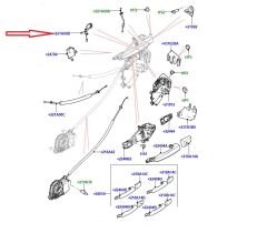 LR077469 LR037474 Kapı Dış Açma Teli