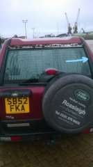 Freelander 1 Arka Cam Yan Bakalit Çıta Sağ AWR5062PMD