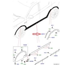 LR128133 LR058530 Arka Kapı Dodik Sol Discovery Sport