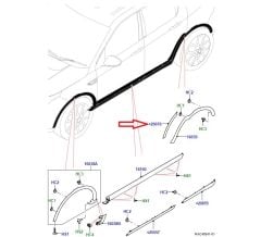 LR128132 LR058529 Arka Kapı Dodik Sağ Discovery Sport