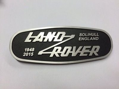 Land Rover Defender Solihull England 1948-2015 Logo LR069120