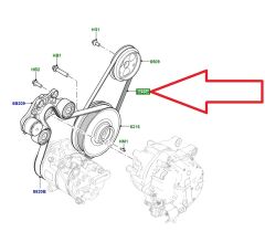LR139646 T2H44394 Devridaim Su Pompası Kayışı 2.0 Dizel