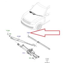 LR157017 Wiper Blade Right Range Rover