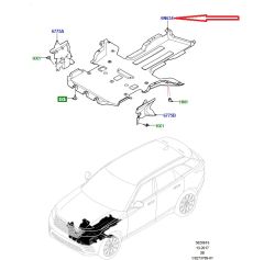 LR107639 LR092683 T4A26302 T4A12831 Motor Alt Koruma