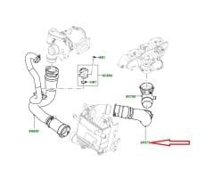 LR092412 T2H9507 Intercooler Hortumu