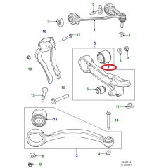 C2D4014 Front Control Arm Bushing Original