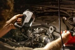 ILIGHTING0045 Dual Delici ve Alan Aydınlatmalı Şarjlı LED El Feneri | Ironman