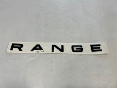 LR094379 LR066625 Kaput Yazısı Siyah RANGE Range Rover