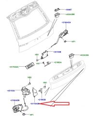 LR034342 Bagaj Alt Kilit Kapağı Sağ Range Rover