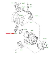 LR140098 LR106799 J9C26115 J9C9974 Kelepçe Turbo Bağlantı