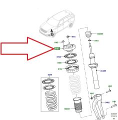 LR090635 T4N16301 Ön Amortisör Üst Takozu Britpart