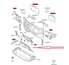 LR118375 LR069710 J9C16086 J9C1532 Göğüs Keçesi Motor