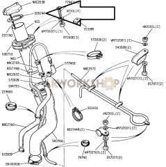 Series Yakıt Benzin Mazot Depo Kapak Contası 505244