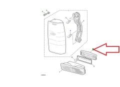 Discovery 2 Rear Bumper Stop Lamp Socket XFM100310