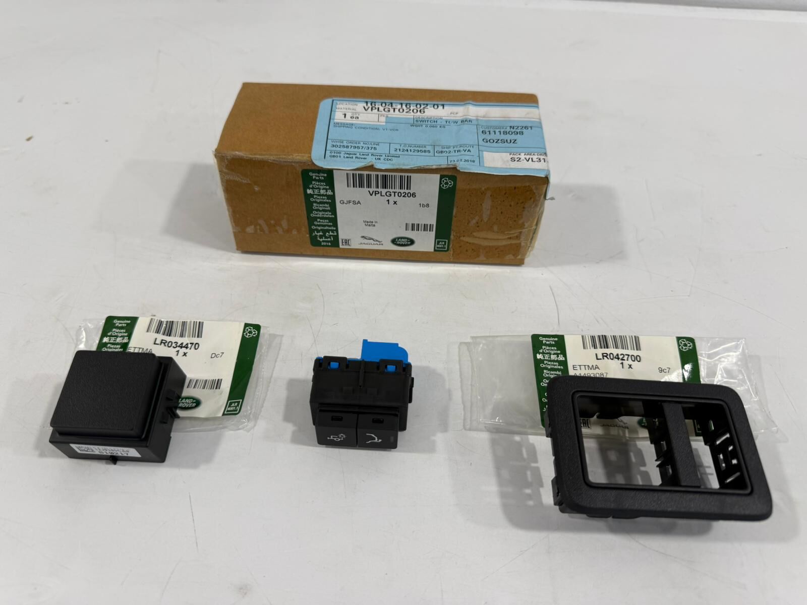 VPLGT0206 Switch Elektrikli Çeki Demiri Range Rover
