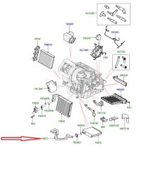 LR115775 J9C12975 Heater Pipe