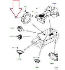 LR009246 LR000738 Kapı Hoparlörü Ön Arka Freelander 2