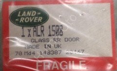 RRC Rear Side Door Glass-Quarter ALR1508