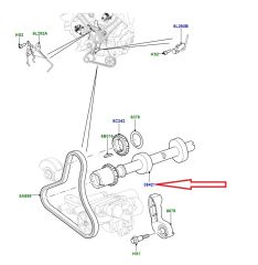 LR067417 LR037021 AJ813711 C2D7198 Gasoline Pump Shaft