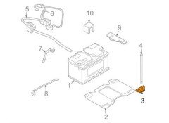 Range Rover Defender Battery Clamp LR009109