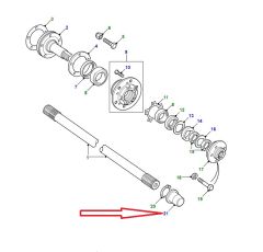 FRC4377 Aks Yağ Kapağı Defender 1987-1992