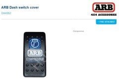 ARB Kilit Kompresörü Buton Kapağı DA4362