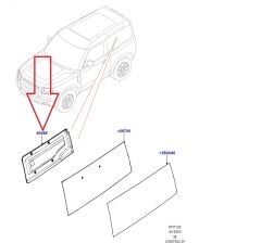 LR143174 Bagaj Yan İç Kaplaması Sol Defender 90