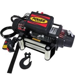 13500 LB 12 Volt Çelik Halatlı Power Vinç