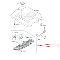 LR121255 AJ814134 Intake Manifold