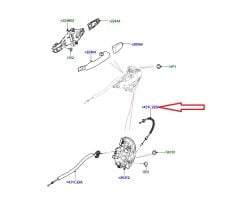 LR184830 LR163882 Door Lock Cable Defender