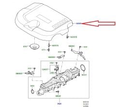LR187247 LR177467 LR141957 Motor Üst Kapak