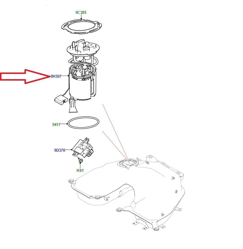LR181579 LR138425 LR116191 Benzin Pompası Şamandıra