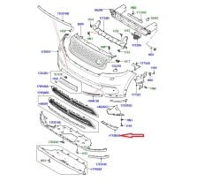 LR115671 LR093463 Ön Tampon Deflektör Sağ Velar