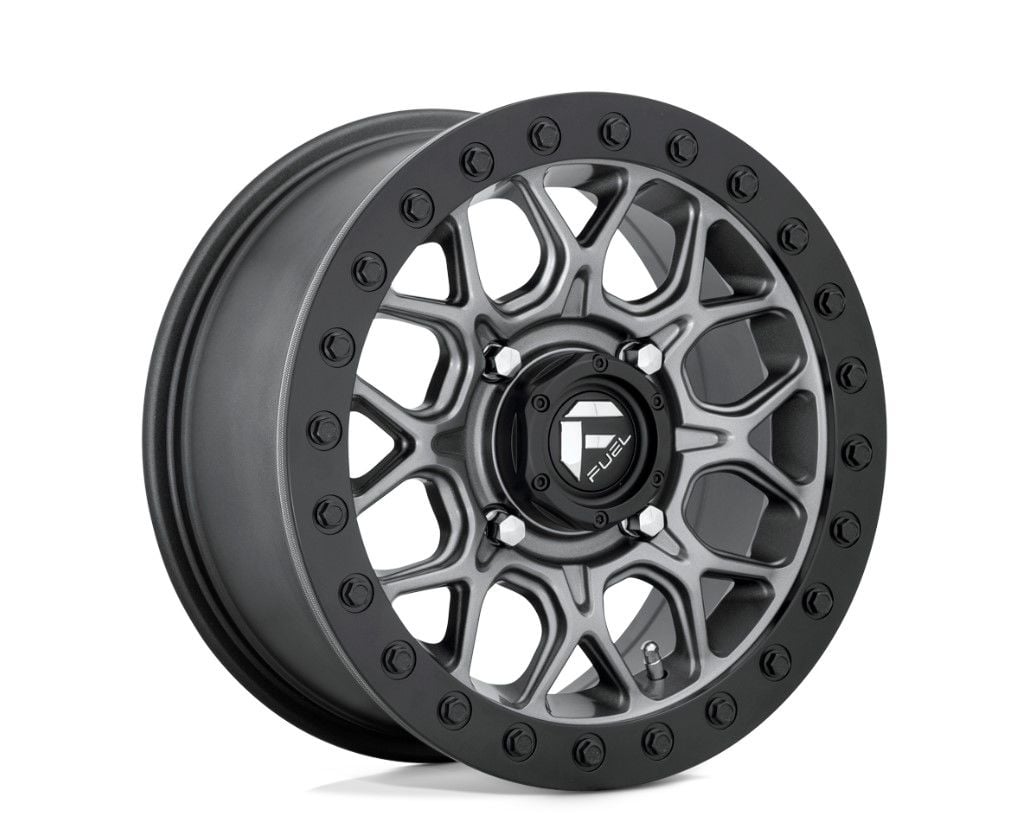 D9191570A654 D919 TECH Beadlock Gunmetal 15x7 4x137 UTV Wheel